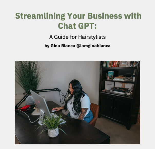[E-BOOK] Streamlining Your Business with Chat GPT: A Guide for Hairstylists